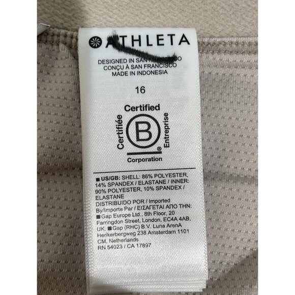 Athleta Beige Skirt With Zippered Pockets Size 16 - Picture 9 of 12